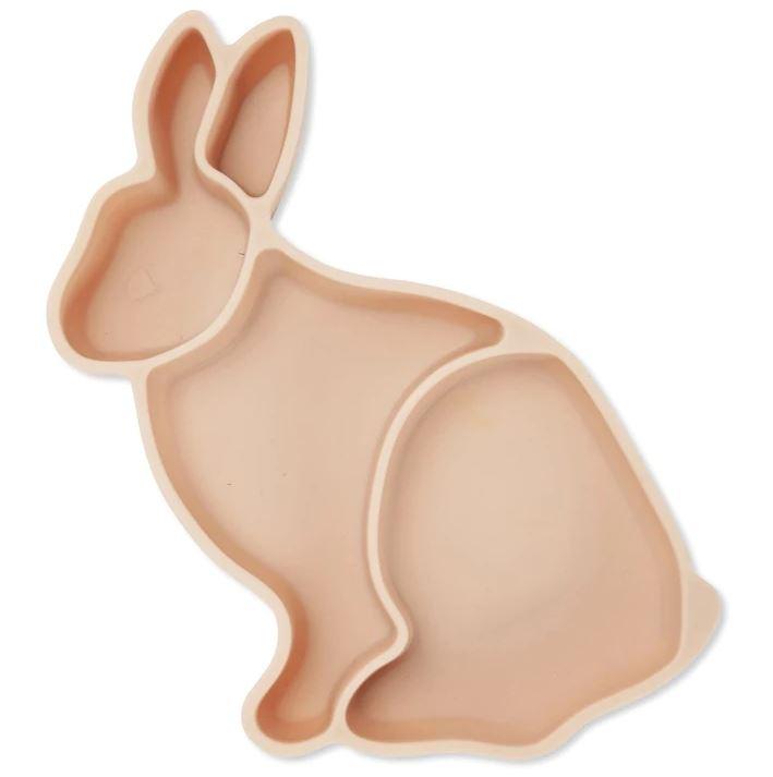 Bunny Silicone Bowl - Rose Sand
