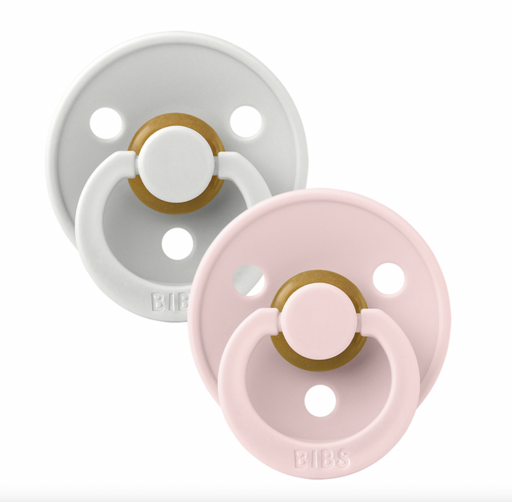 Bibs Pacifier 2 pack Haze / Blossom Size 2 (6-18 months)