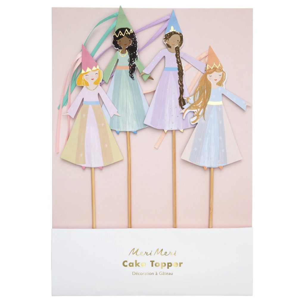 Magical Princess Cake Topper (x 4)