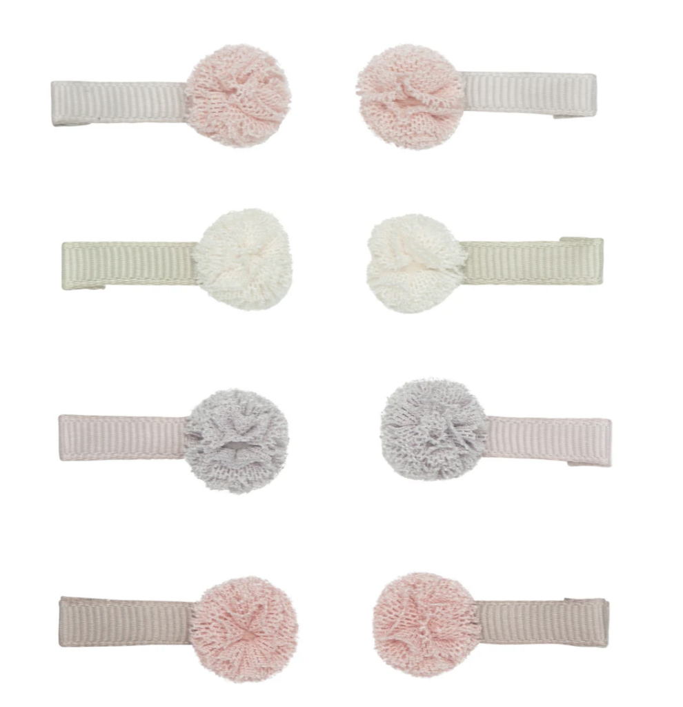 Pom pom clips Mini tulle