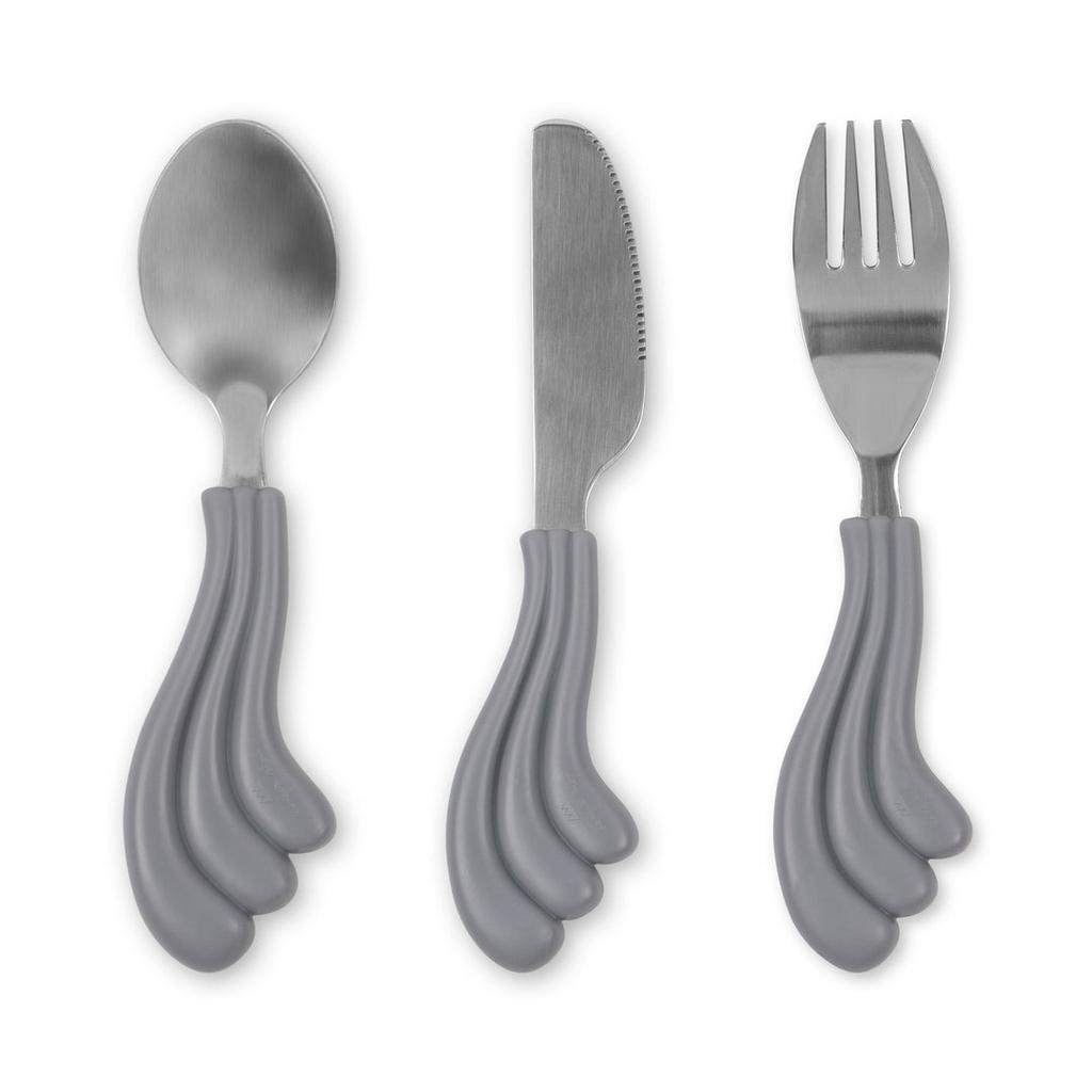 Wave Cutlery set - spoon, fork, knife - Quicksilver