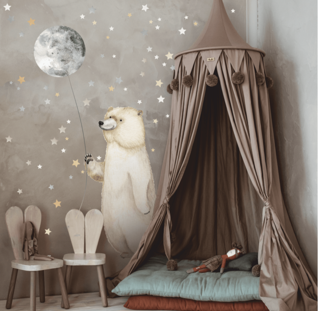Wall Stickers The Bear and the Moon