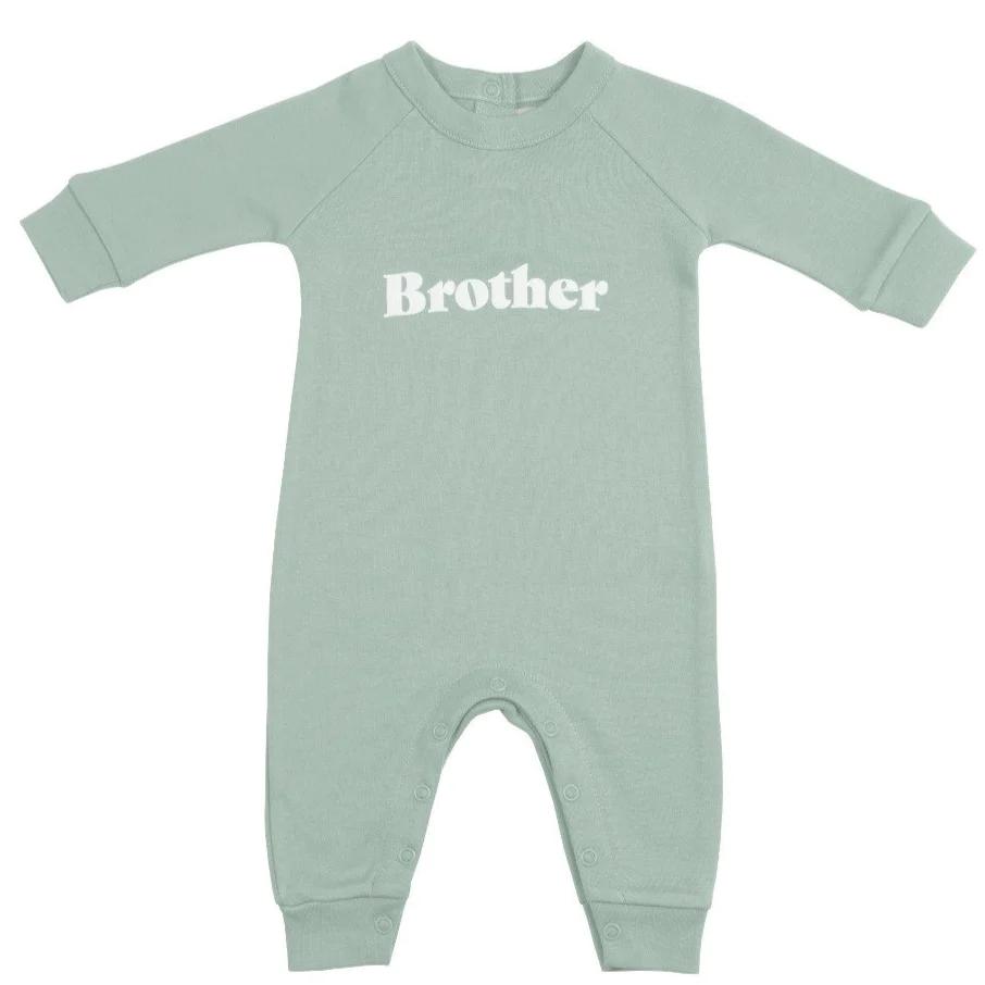 Baby All-in-One 'BROTHER' - Sage