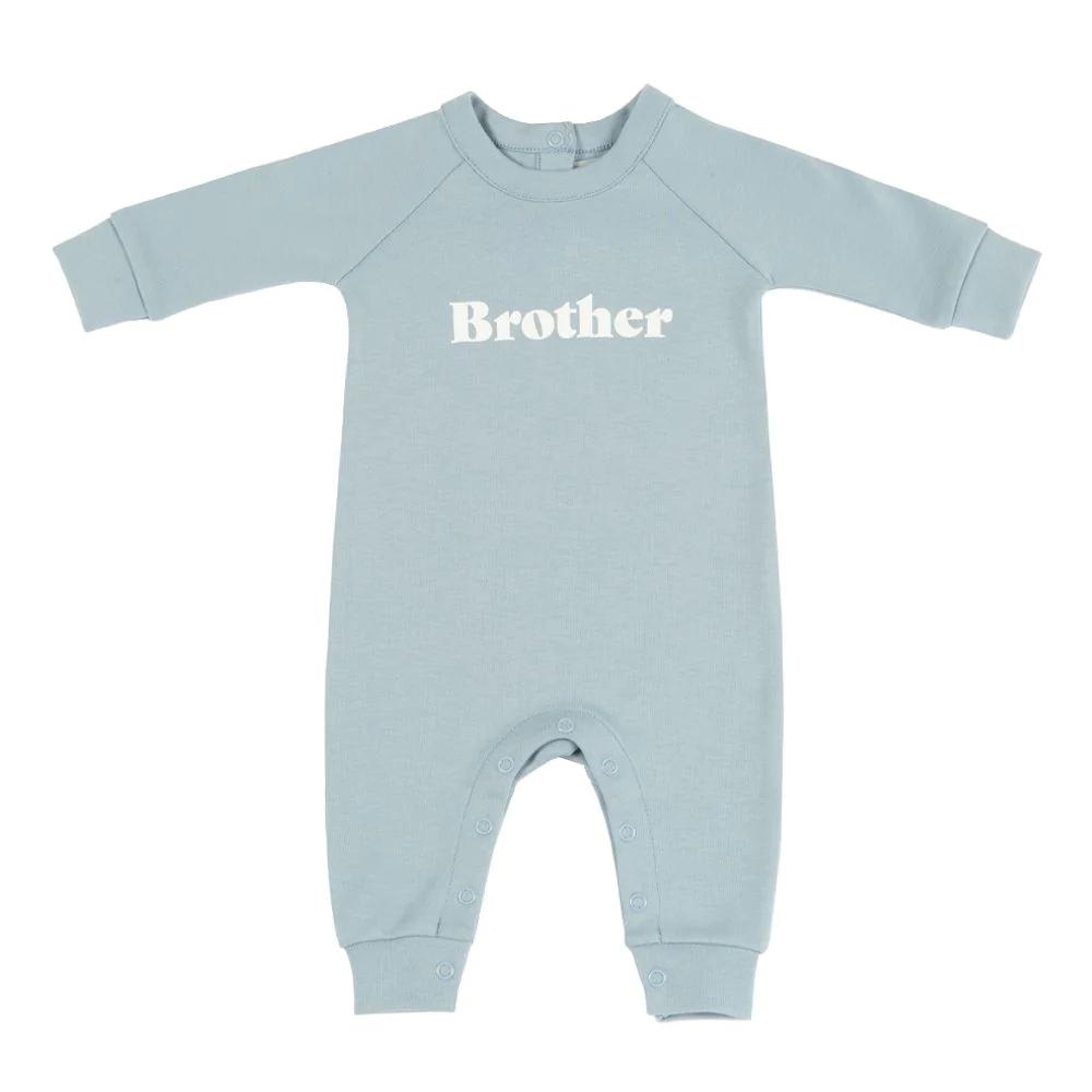 Baby All-in-One 'BROTHER' - Sky blue