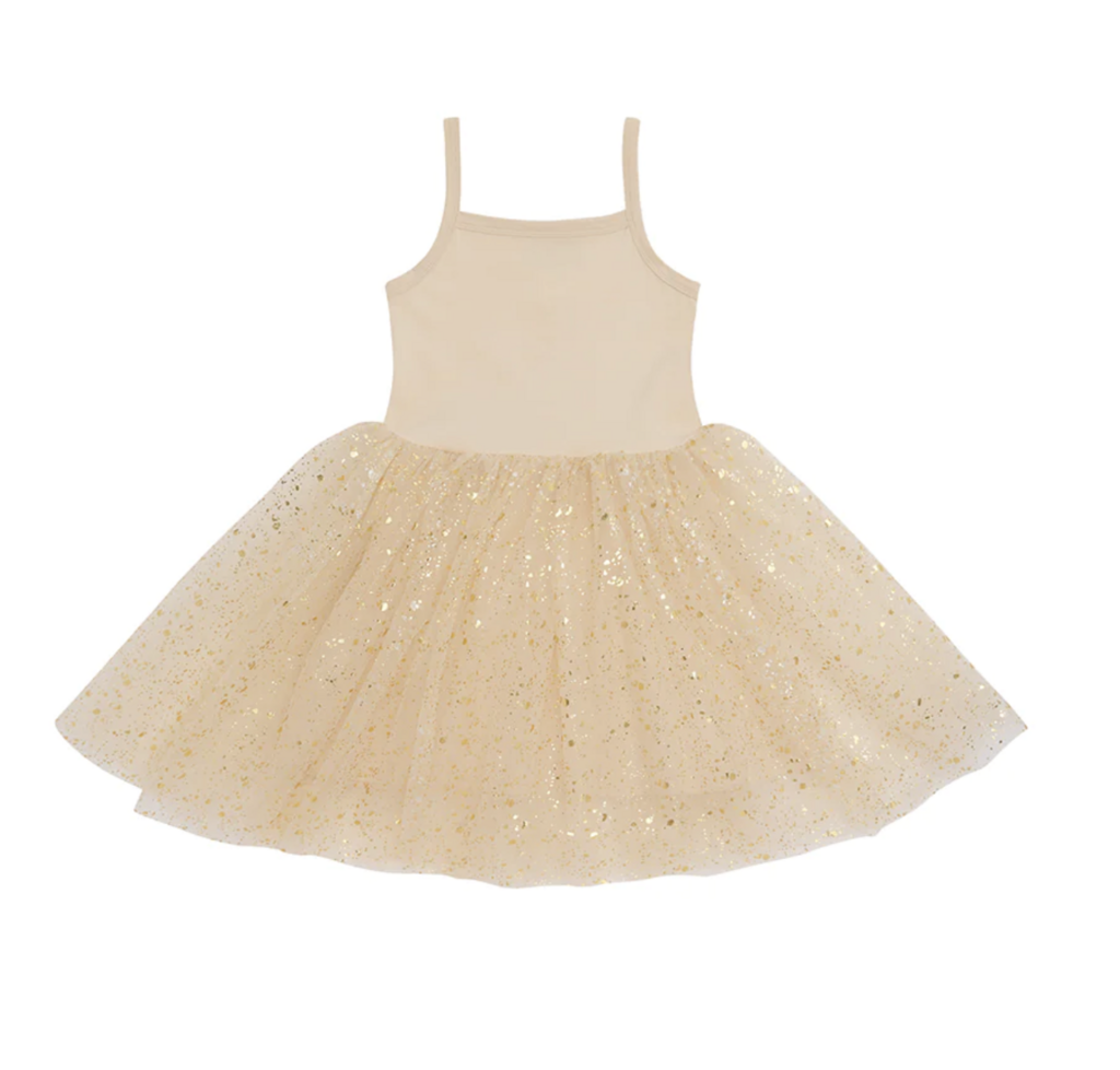 Tutu sparkle Dress - Gold