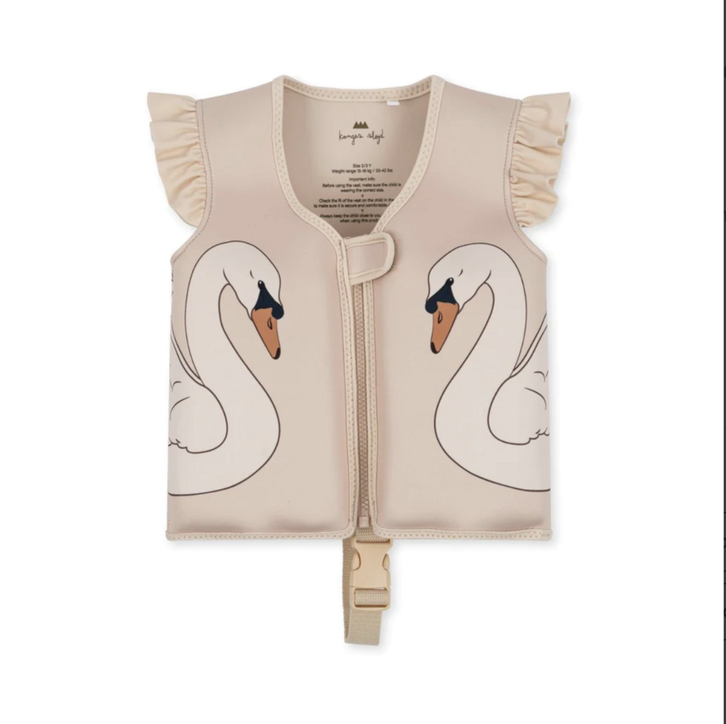 Float vest - Swan Neoprene - last size 2-4y