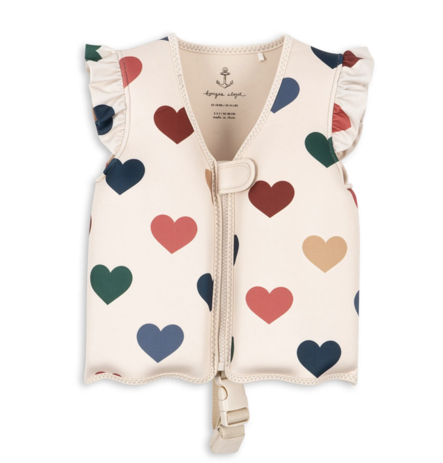 Float frill vest - Bon coeur coloré - Last size 2-4y