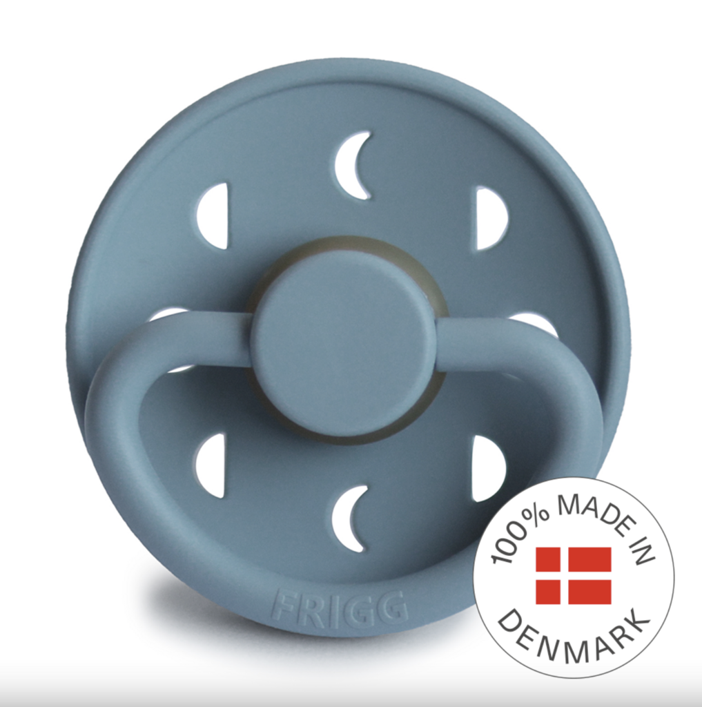 FRIGG - Moon Phase Latex Baby Pacifier Ocean Blue Size 1 (0-6M)