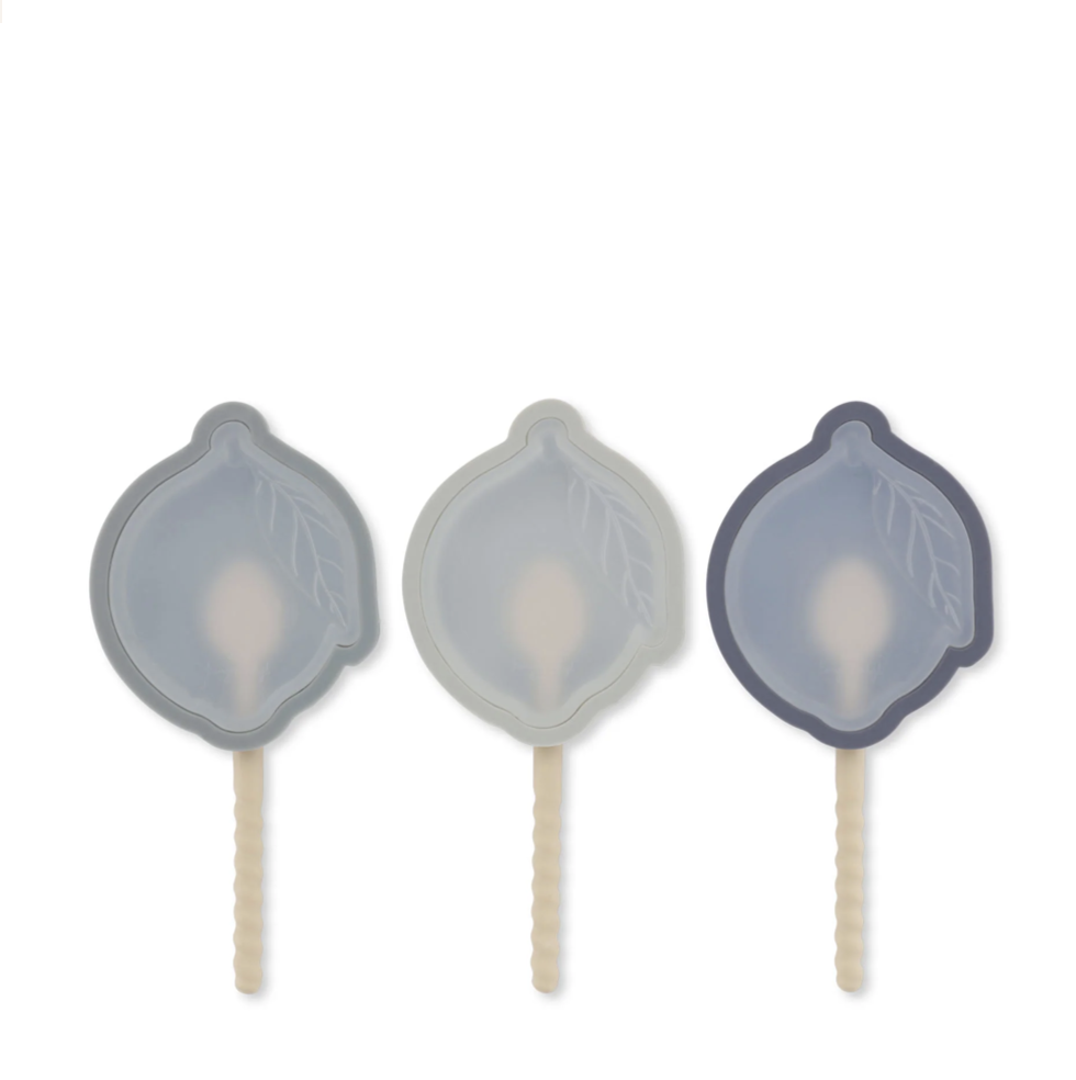 Ice cream molds lemon - blue mix - 3packs