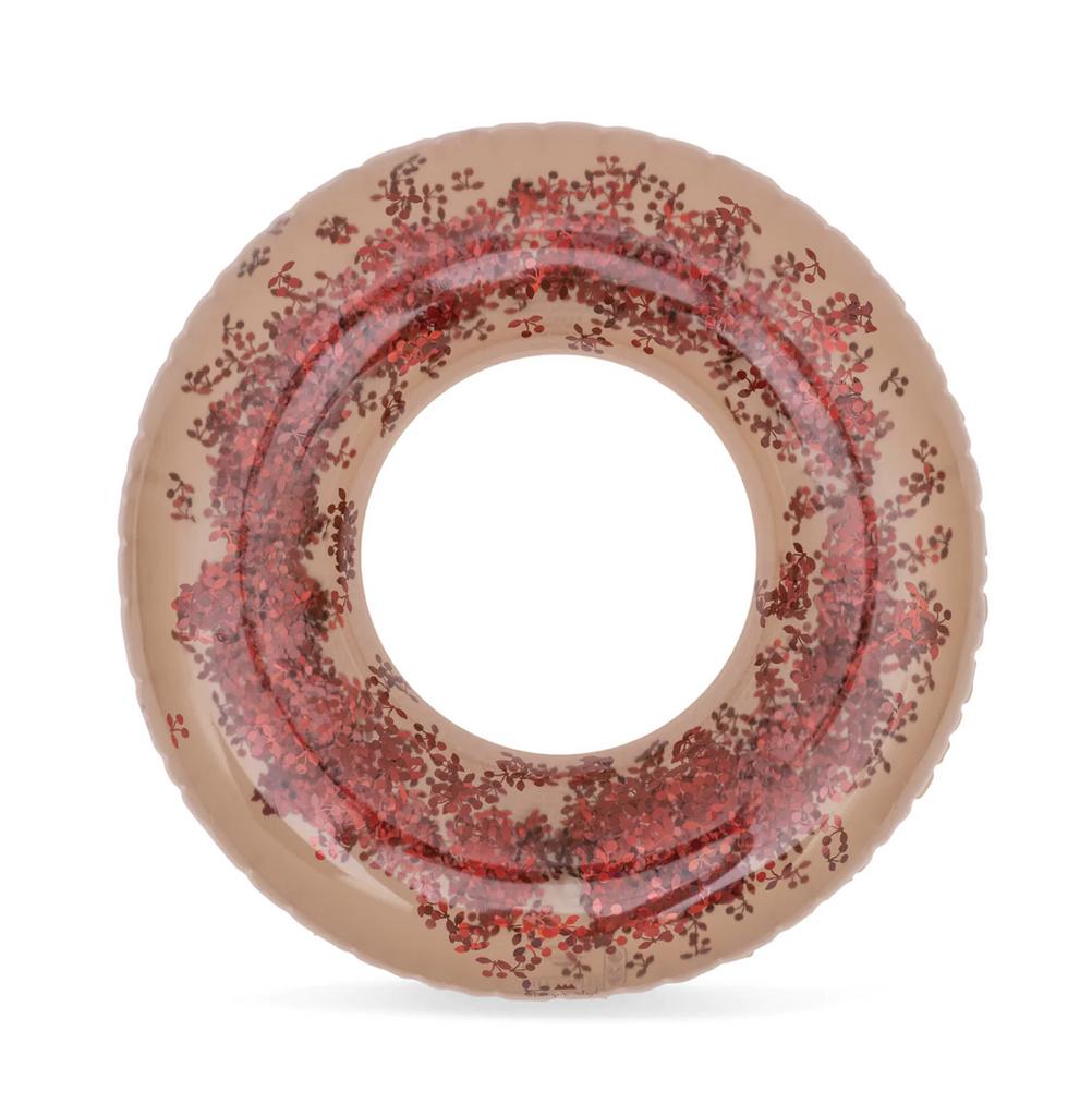 Swim Ring Transparent Cherry Blush