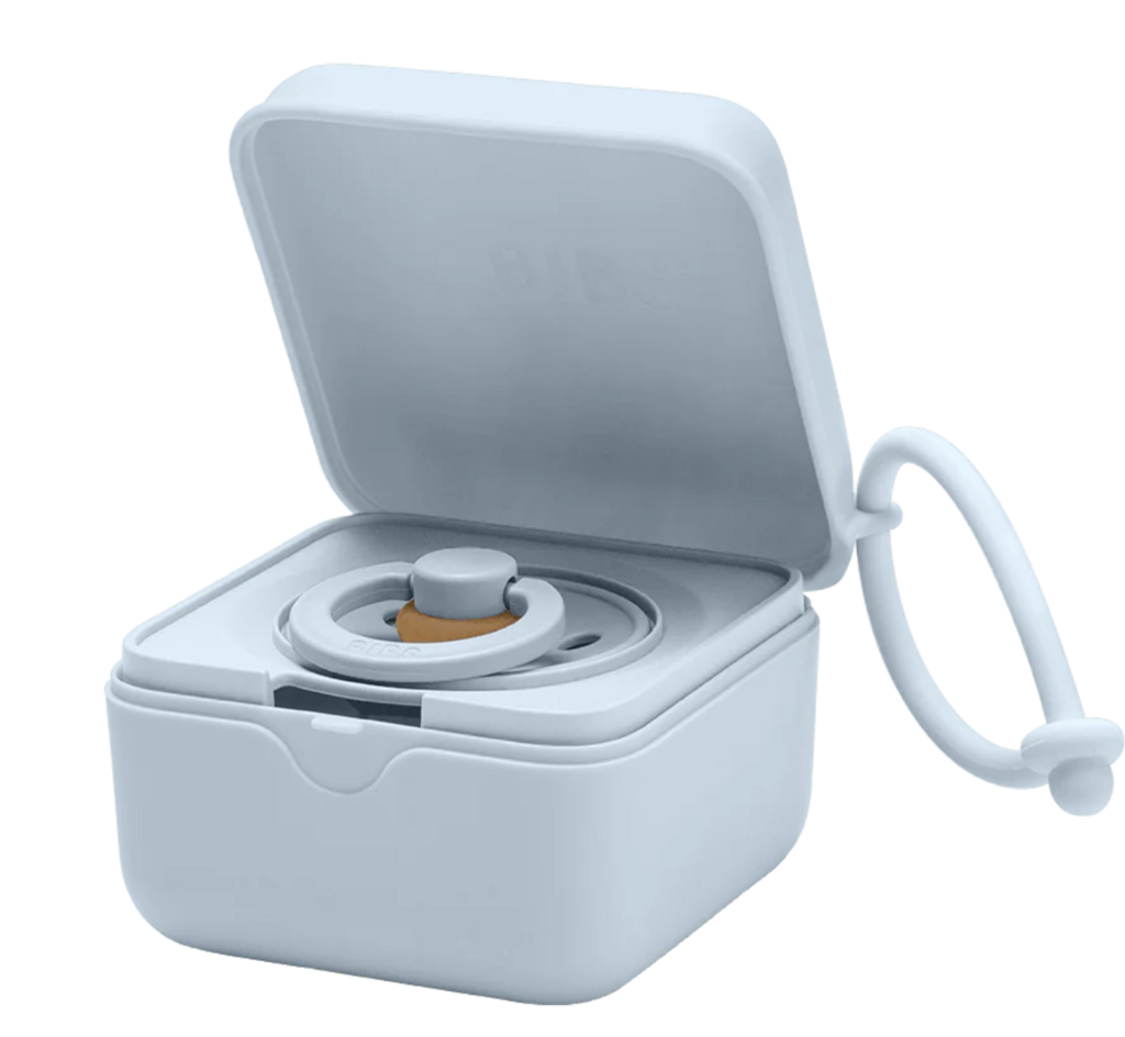 Bibs Pacifier Box - Baby blue