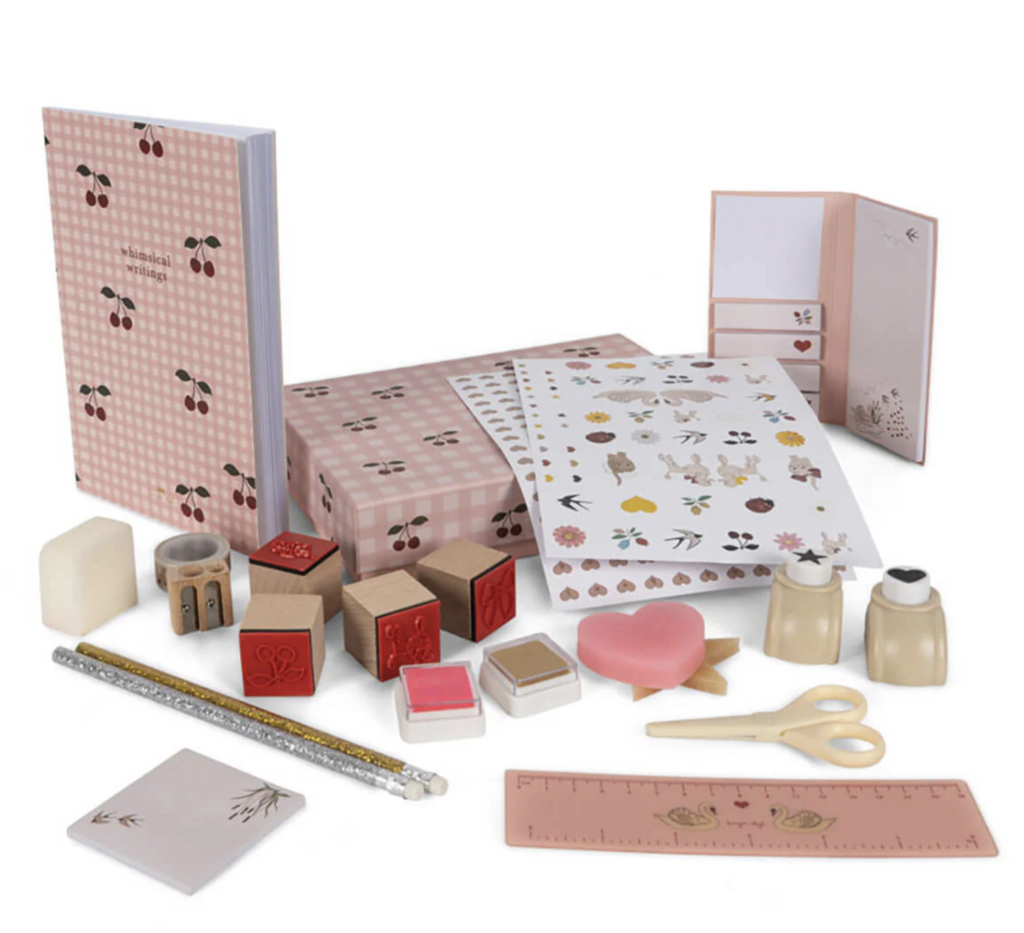 Stationery Set in Cherry Mix