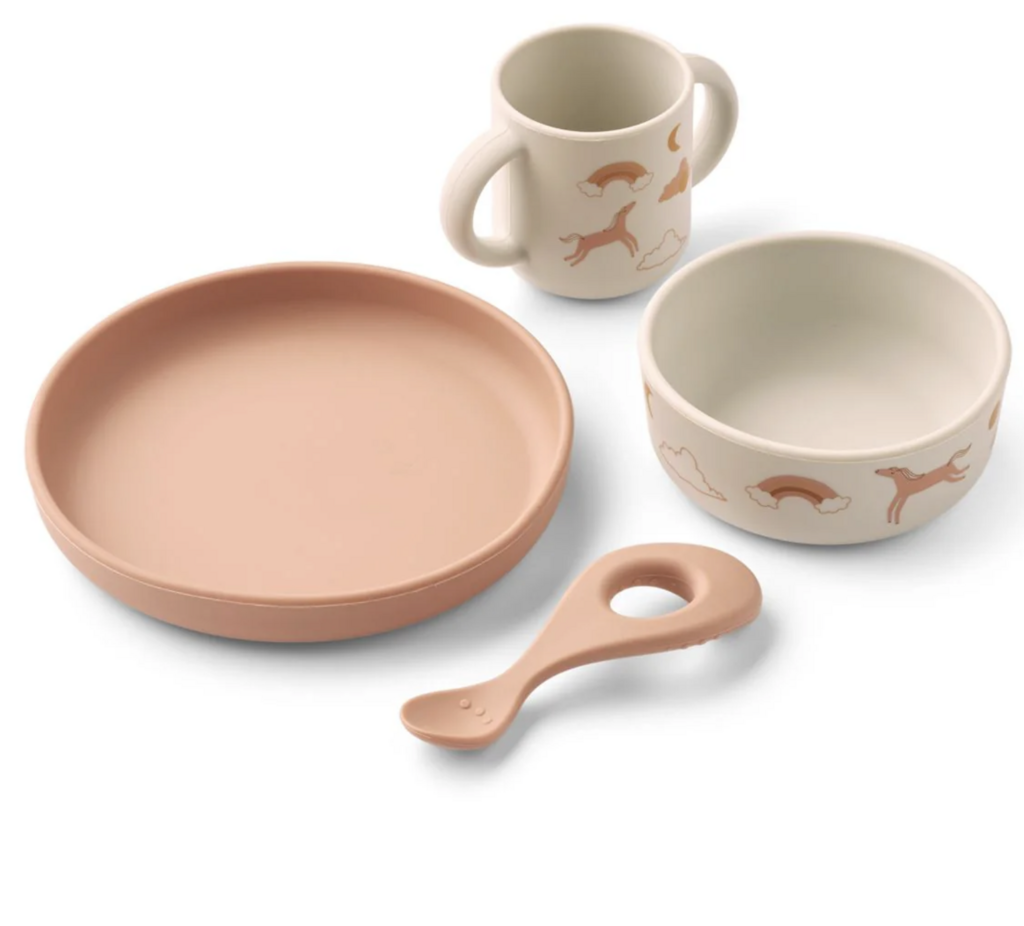 Vivi Printed Tableware Set- Dream / Ecru