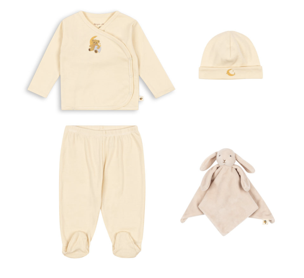 Classic Maternity Organic Gots 4pcs Set - Creme Brulee - choose the size
