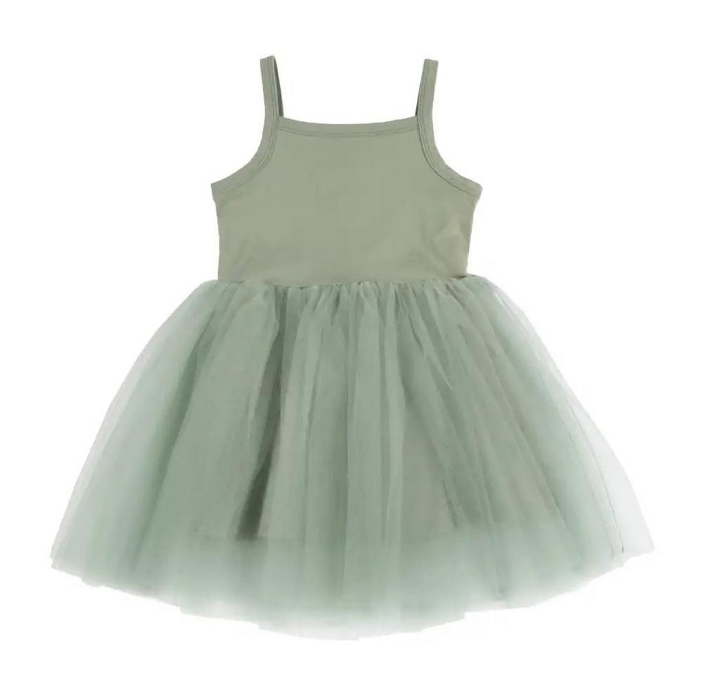 Tutu Dress - Sage Green