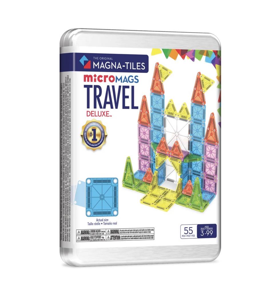 Magna-Tiles MicroMAGS 55 Piece Deluxe Travel Set