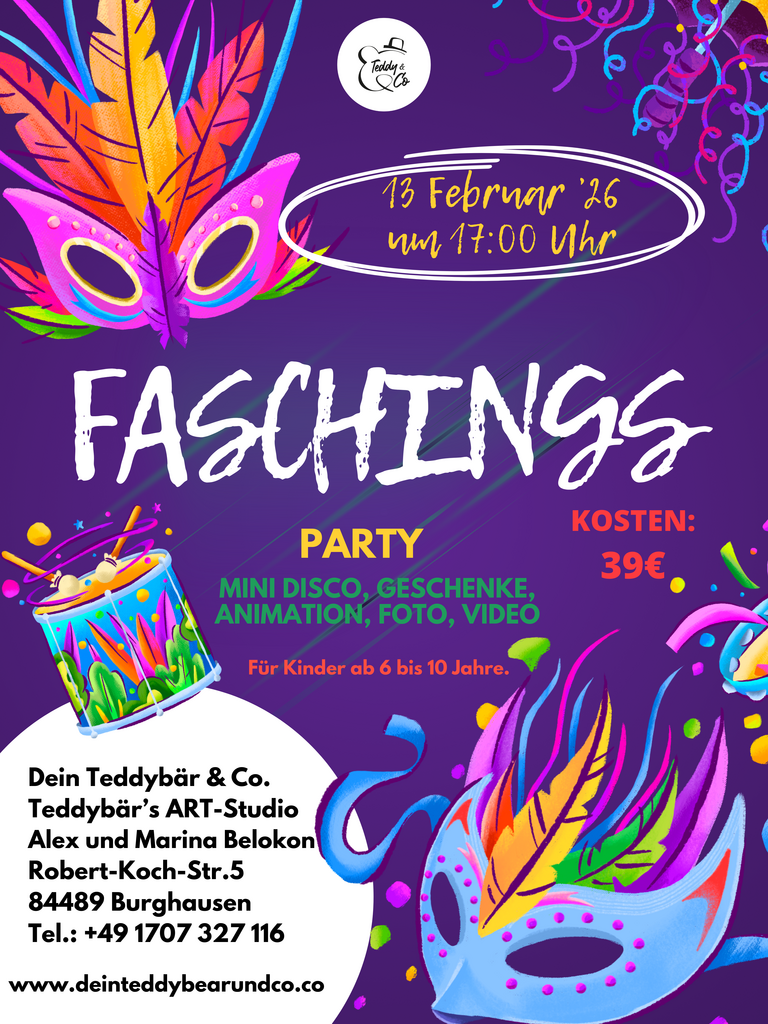 Fasching Party 13.02. 2026