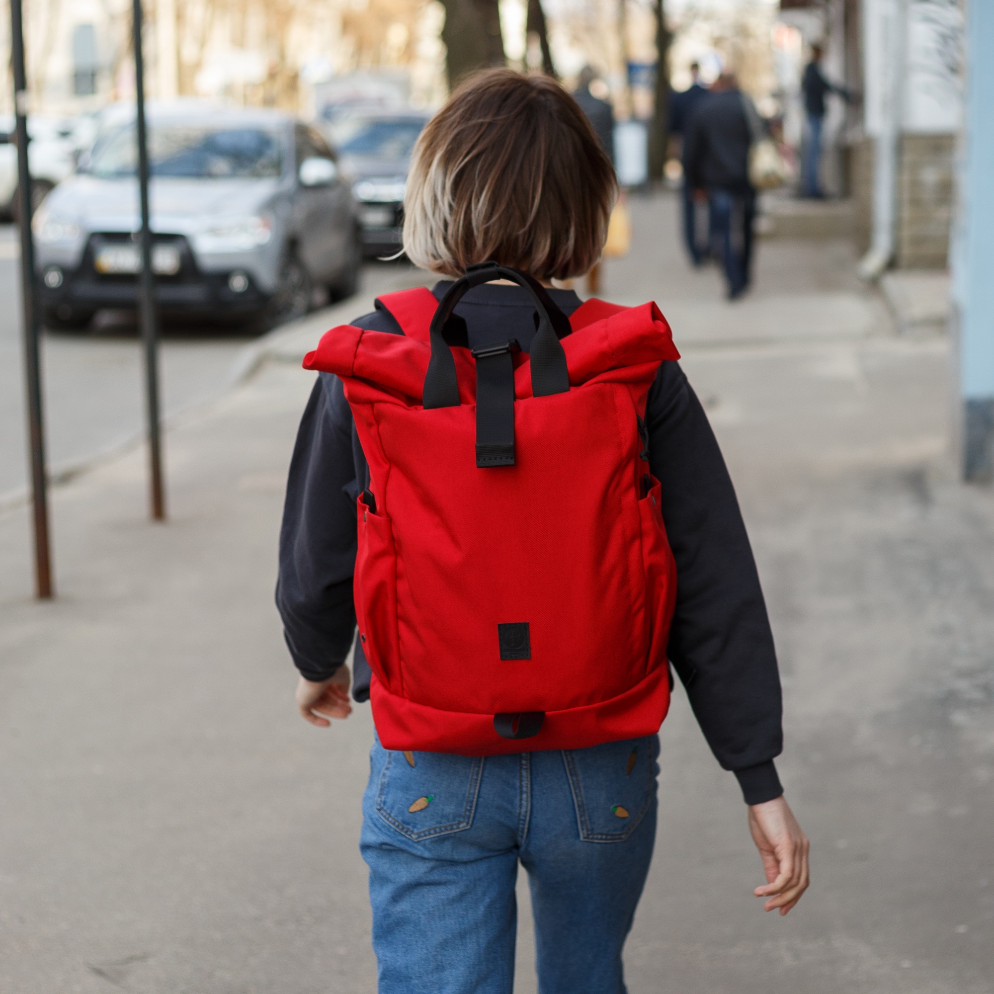 Міський рюкзак Roll Top II Red