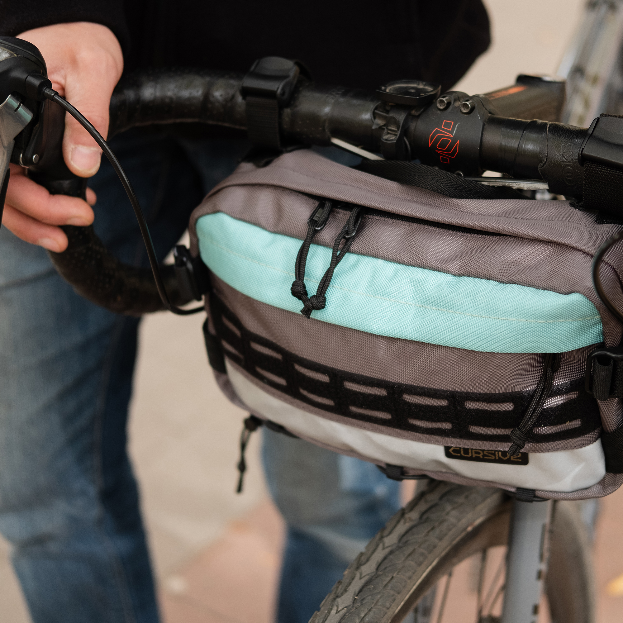 Поясна сумка BWS Gray-Mint