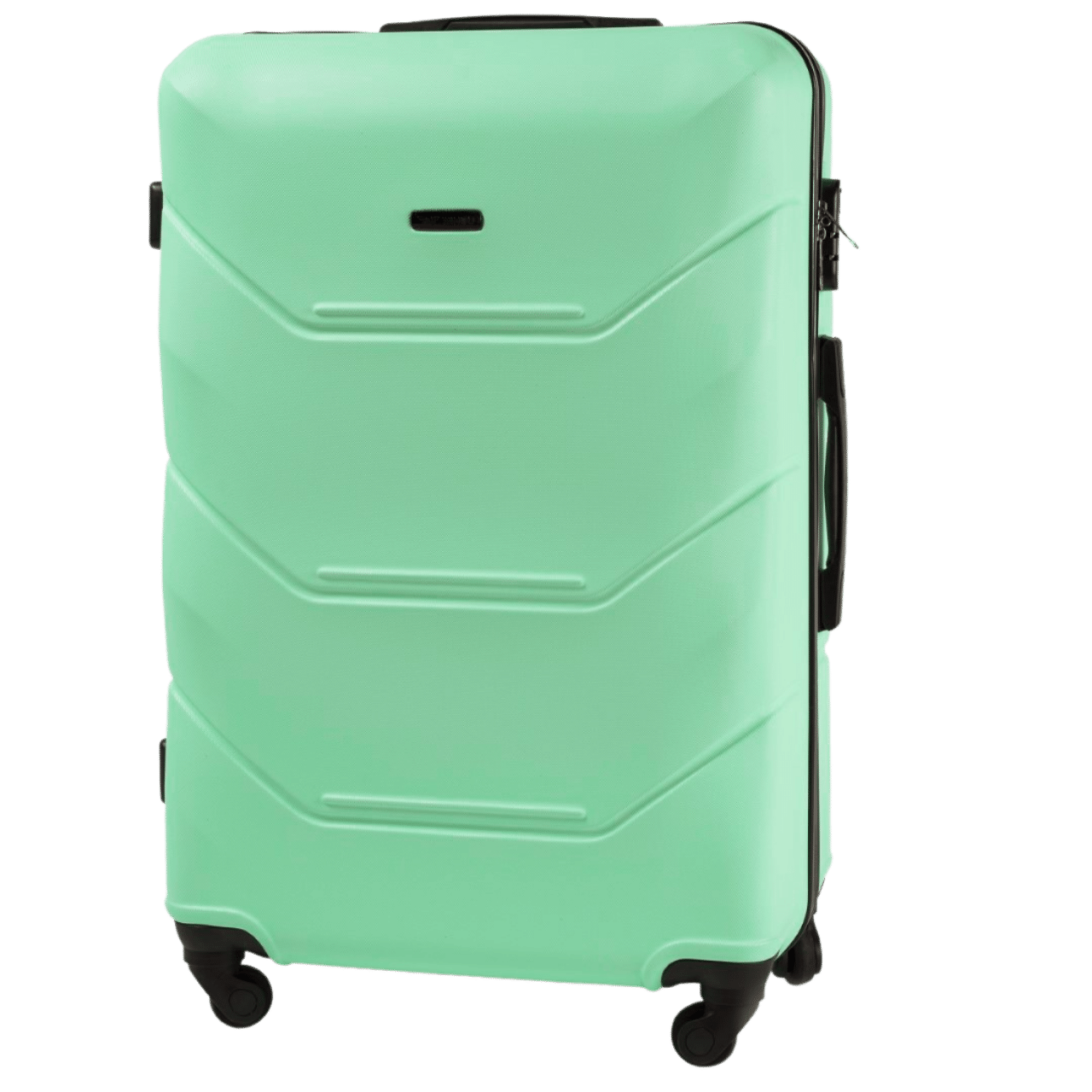 Велика дорожня пластикова валіза WINGS UNLIMITED PEACOCK 147 L 28"