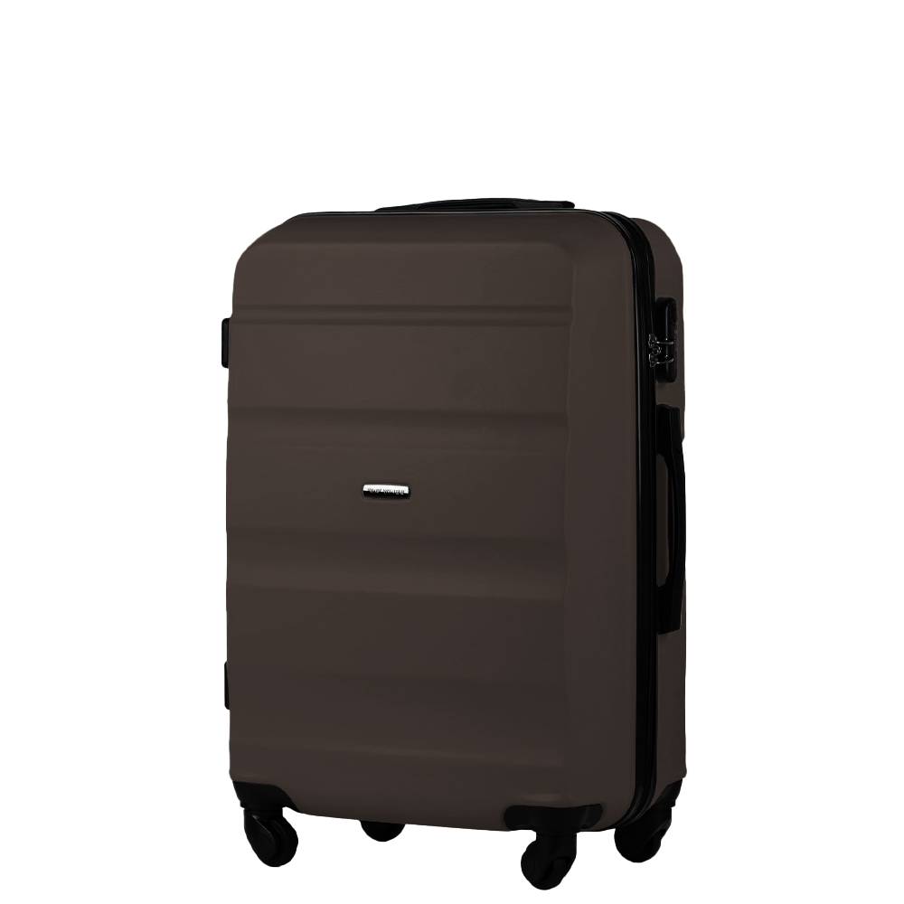 Середня дорожня пластикова валіза WINGS LOVEBIRD AT01 M 24"