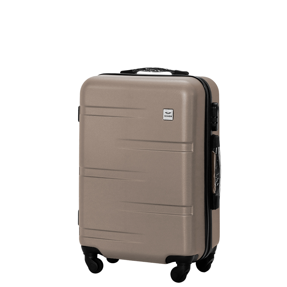 Мала дорожня пластикова валіза WINGS WGN01 2zip S+ 22"