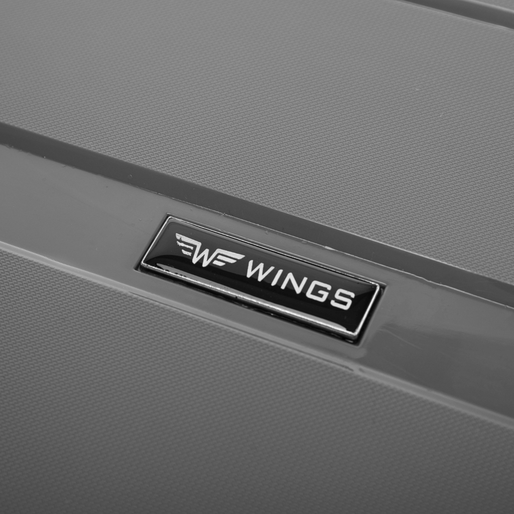 Велика дорожня поліпропіленова валіза WINGS PP06 L 28