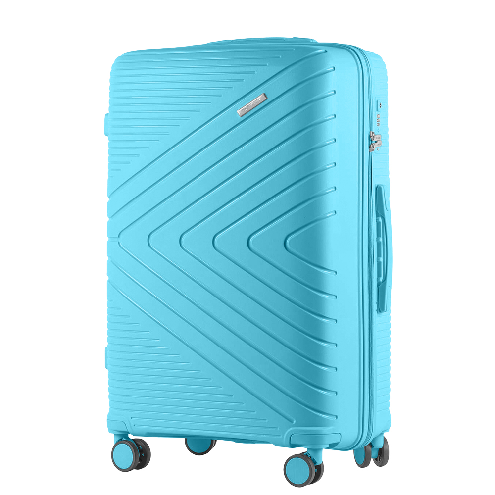 Велика дорожня поліпропіленова валіза WINGS PRIMROSE 181-05 L 28"