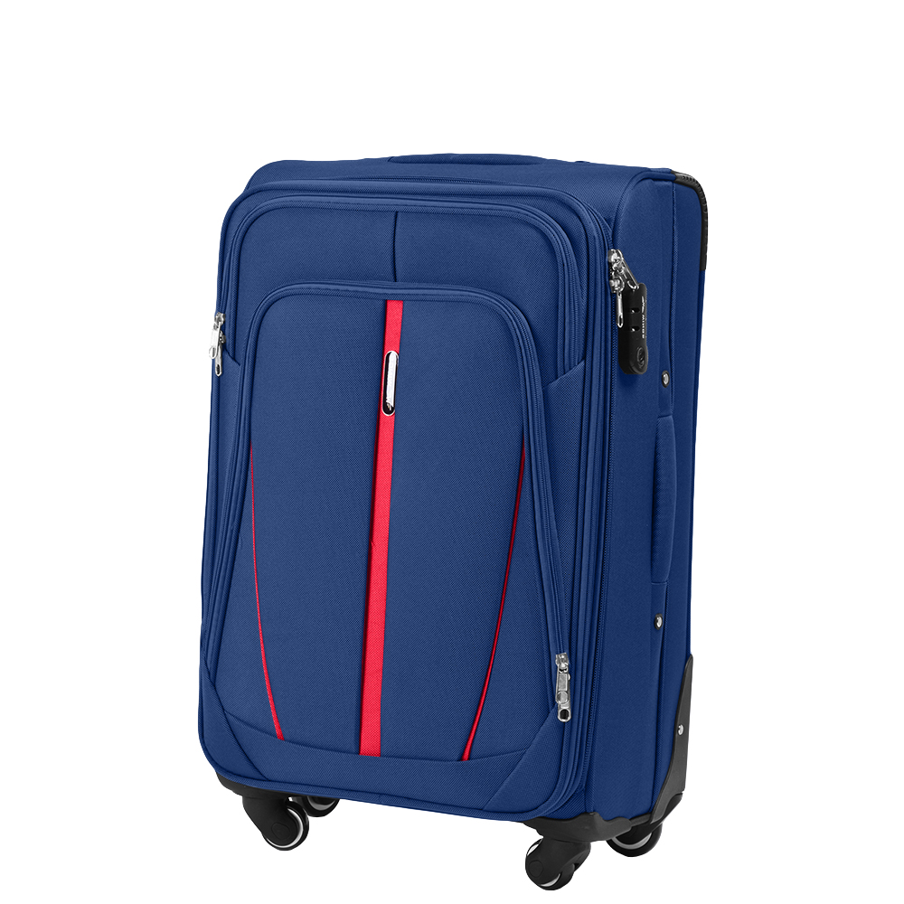 Середня дорожня тканинна валіза 1706-4 M 24"