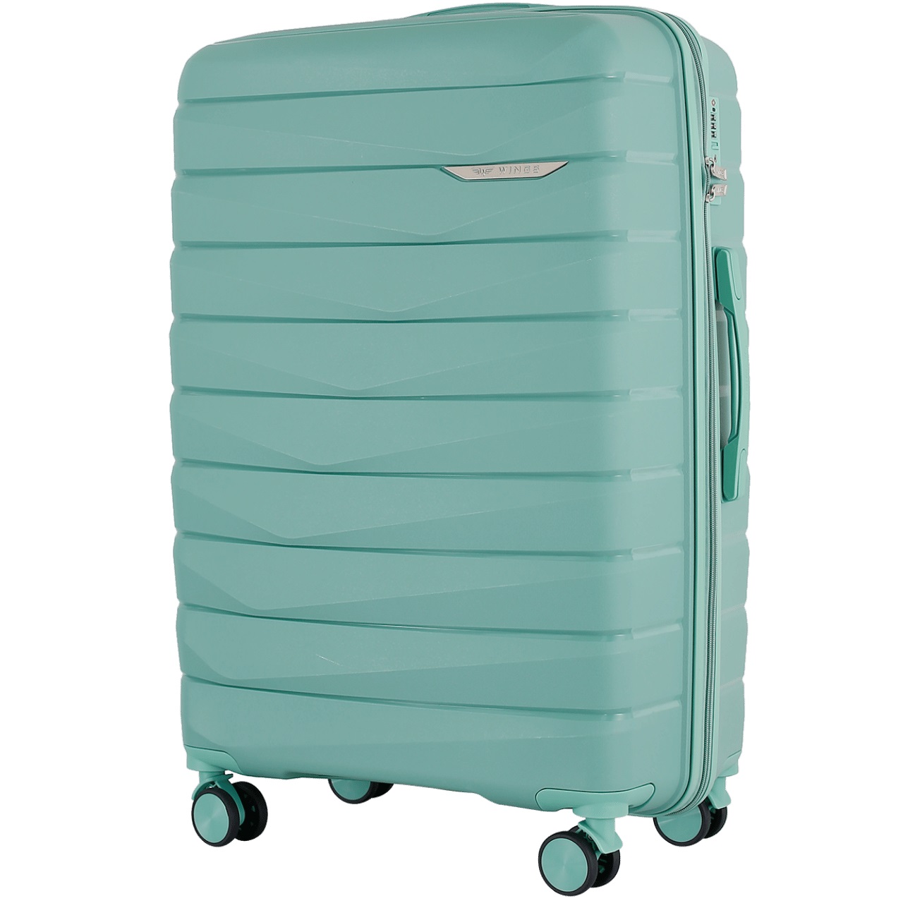 Велика дорожня поліпропіленова валіза WINGS MURRE  DQZ-01 L 28"