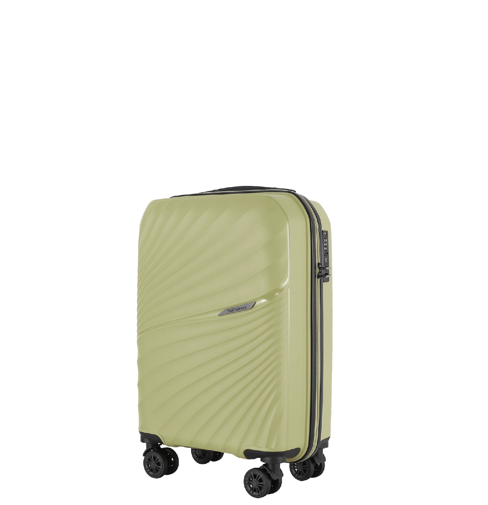 Мала дорожня поліпропіленова валіза WINGS HOOPOE DQZ-02 S 20"