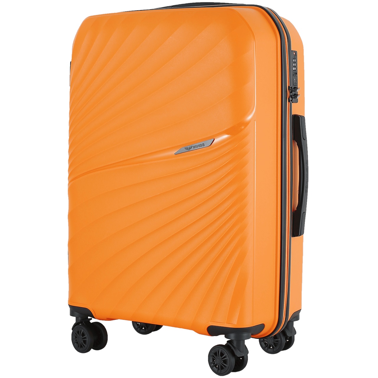 Велика дорожня поліпропіленова валіза WINGS HOOPOE DQZ-02 L 28"