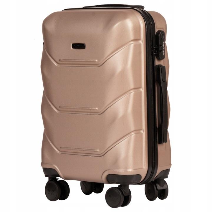 Мала дорожня пластикова валіза WINGS PEACOCK 148 S 20"