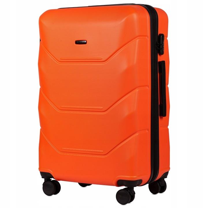 Велика дорожня пластикова валіза WINGS PEACOCK 148 L 28"