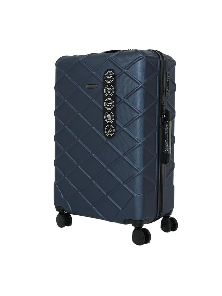 Велика дорожня пластикова валіза WINGS BOK05 L 28"