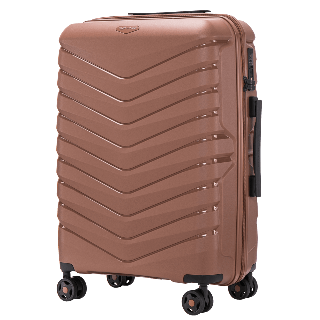 Середня дорожня поліпропіленова валіза WINGS PHOENIX PHX01 M 24"