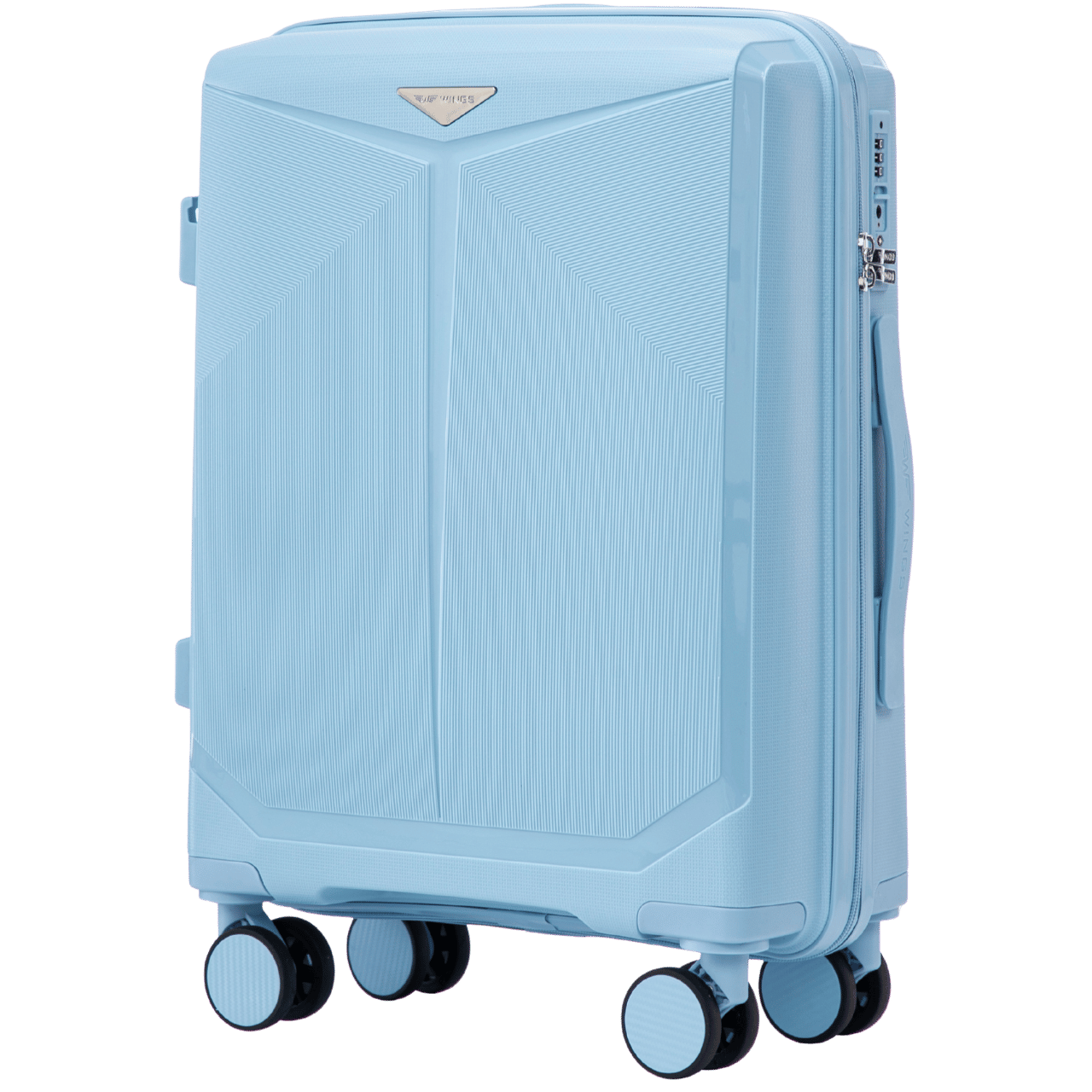 Мала дорожня поліпропіленова валіза WINGS COCKATIEL CKT01 S 20"