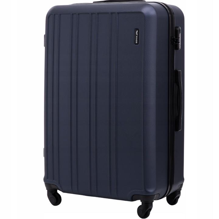 Велика дорожня пластикова валіза WINGS HARRIER HRR01 L 28"