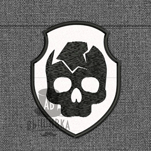 Дизайн машинной вышивки нашивки эмблемы Бандиты