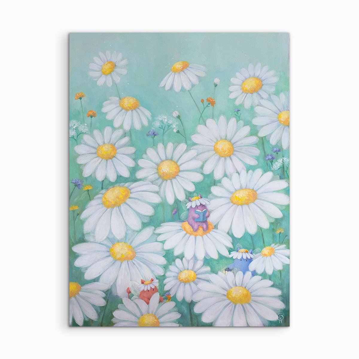 "Chamomile fields" 80x60 cm