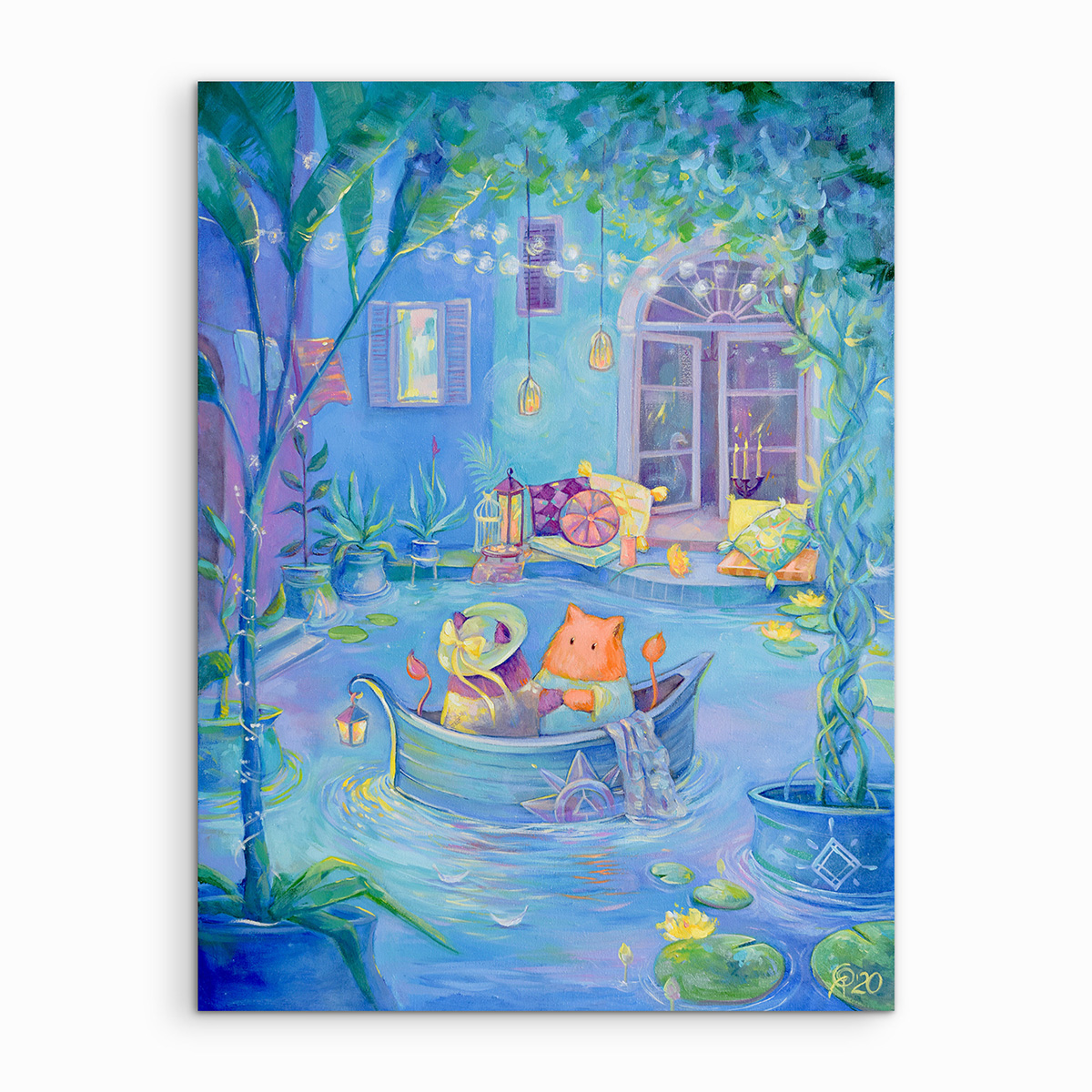 "Our Magic Lake" 80x60 cm