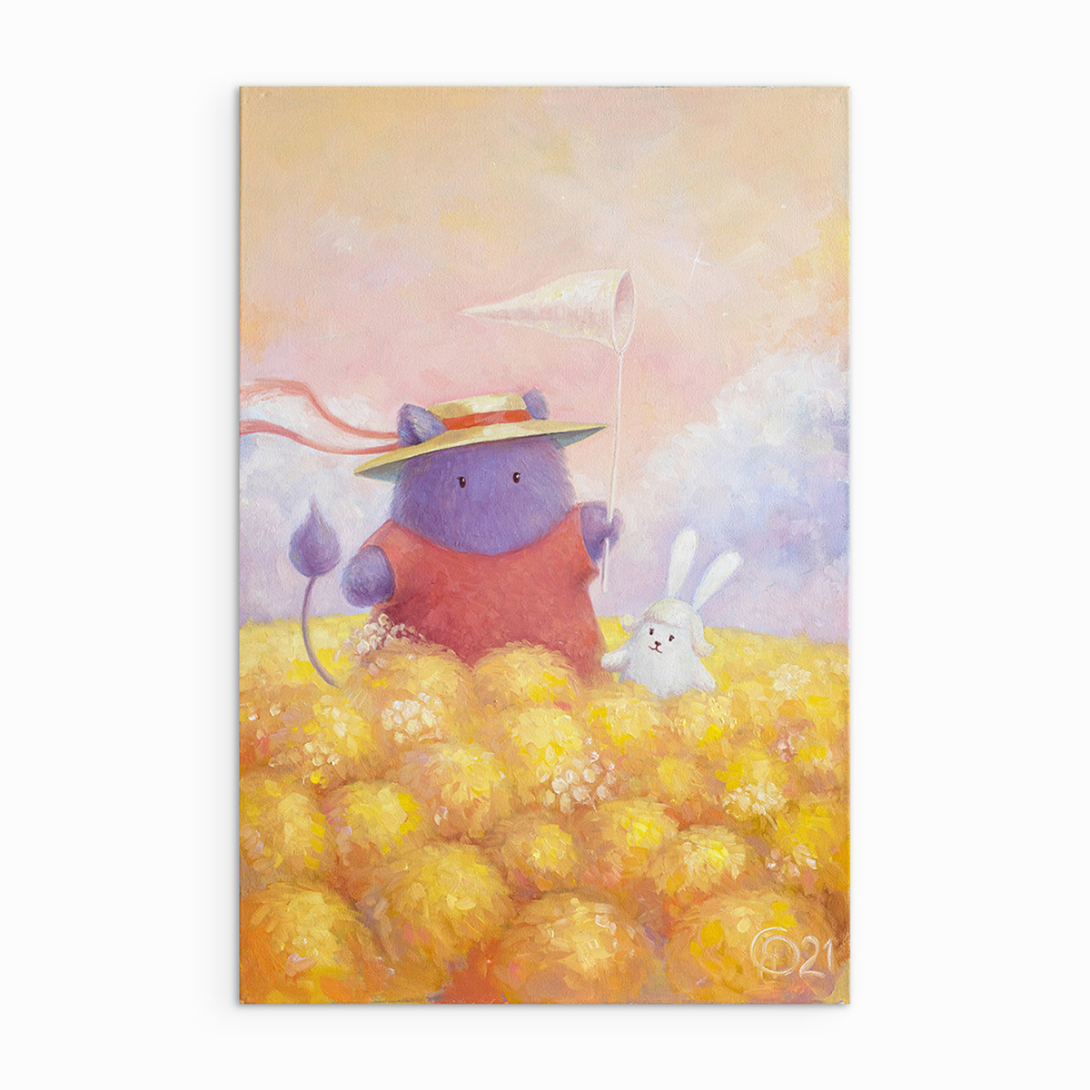 "Dandelions" 60x40 cm