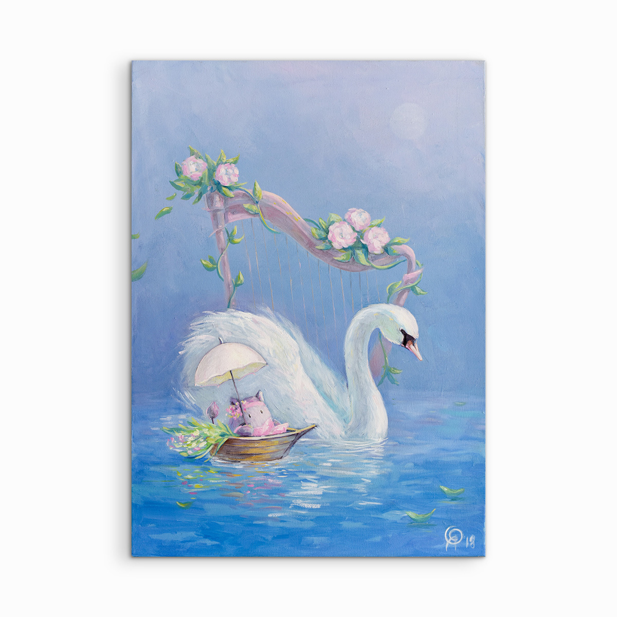 "The Lake Music" 70x50 cm