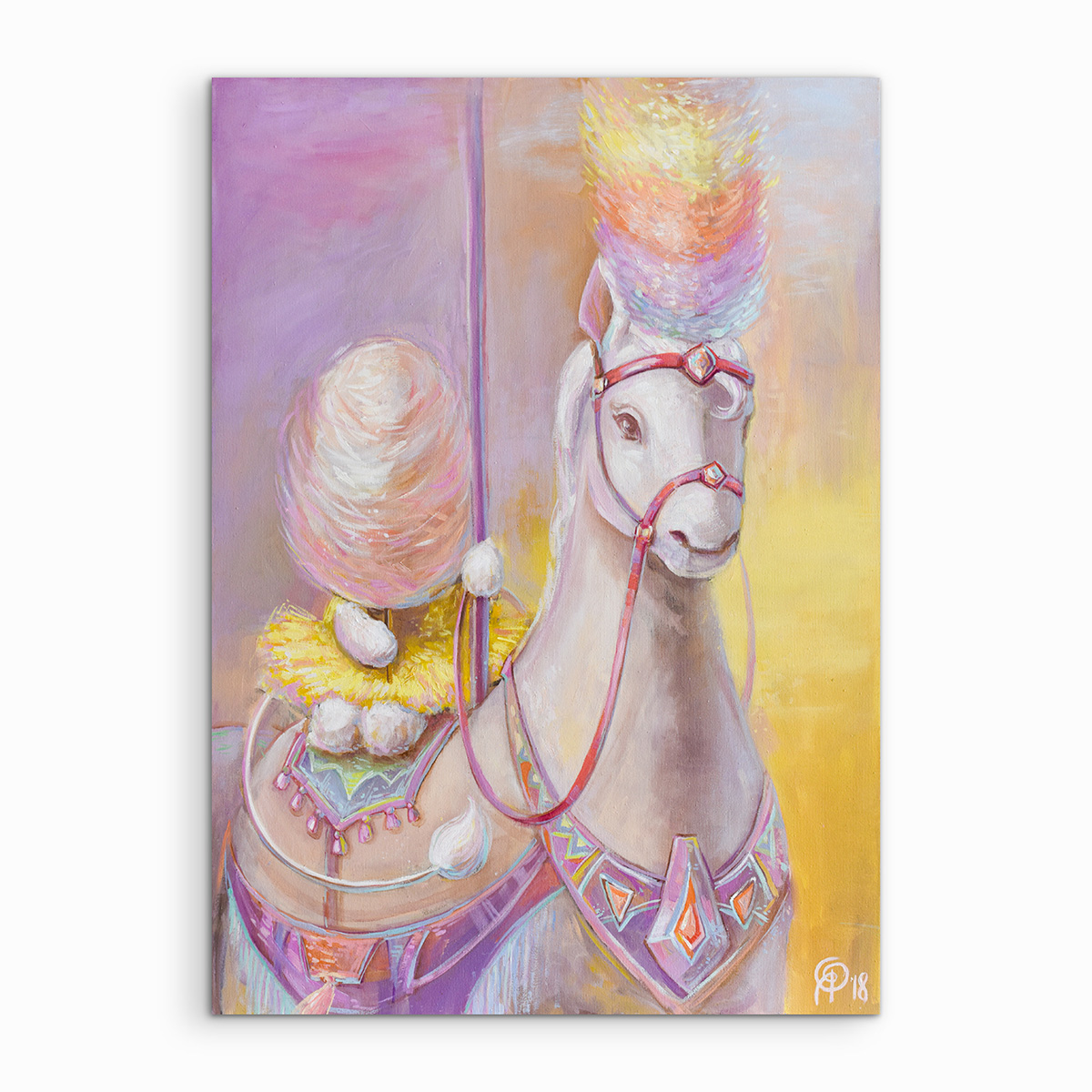 "My Cotton Candy" 70x50 cm