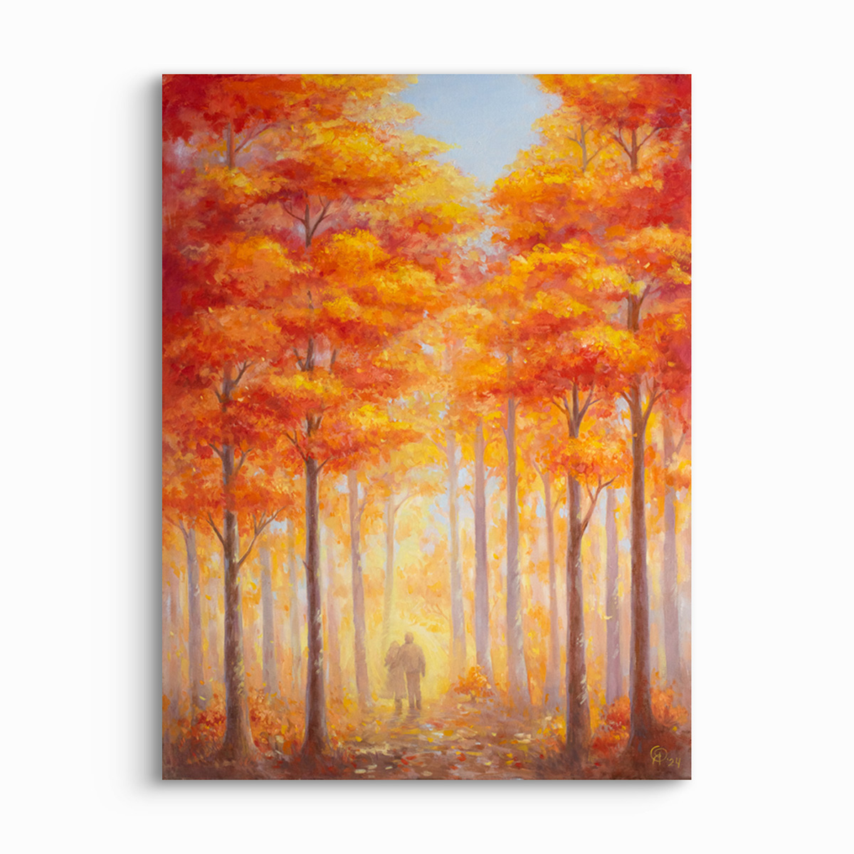 "Golden Forest" 80x60 cm