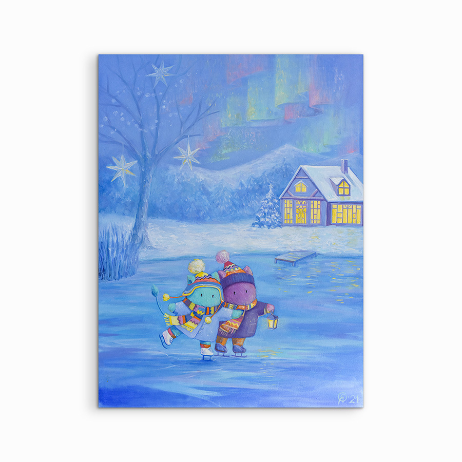 "In search of the Northen Light" 80x60 cm