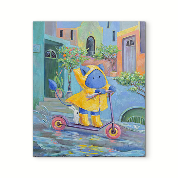 "Rainy Day" 60x50 cm