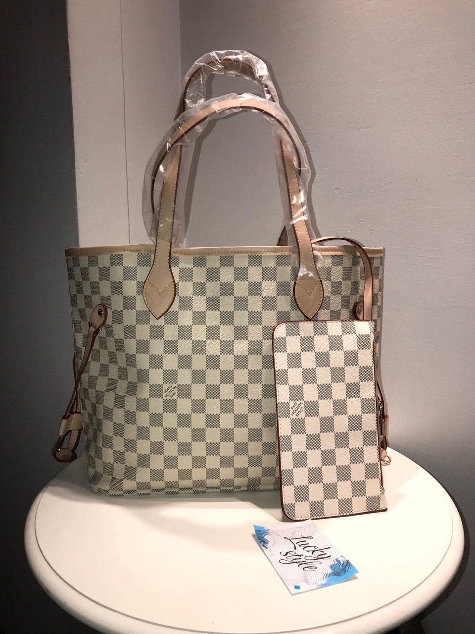 Сумка Neverfull Белая 40 cm 0353