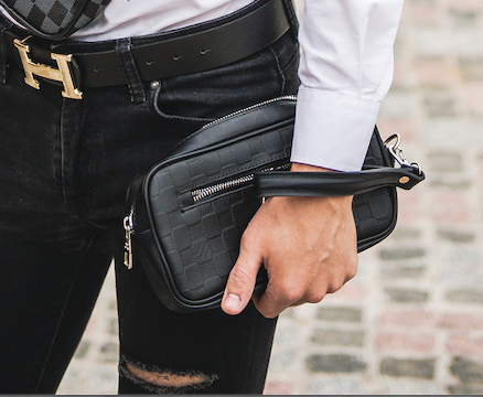 Сумка Барсетка Louis Vuitton Черная 2488