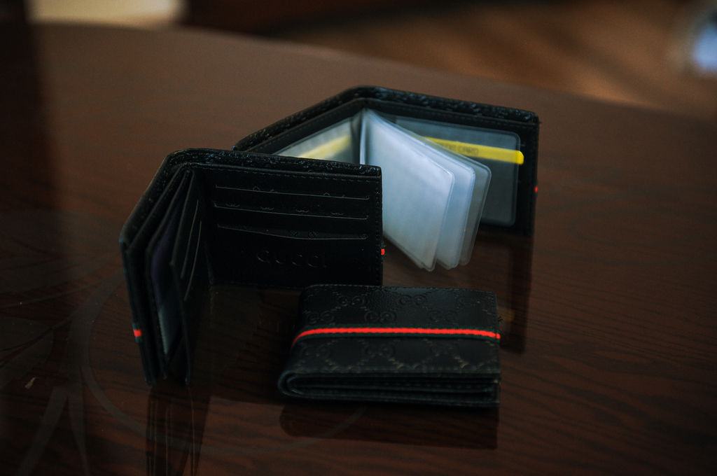 черный текстиль портмоне кошелек